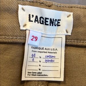 L'AGENCE Classic Tan Trousers